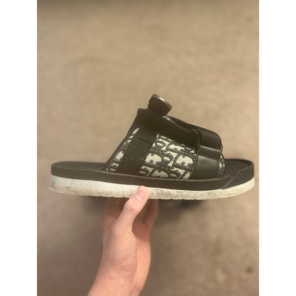 Dior alpha slides black size 9 - Picture 2 of 5